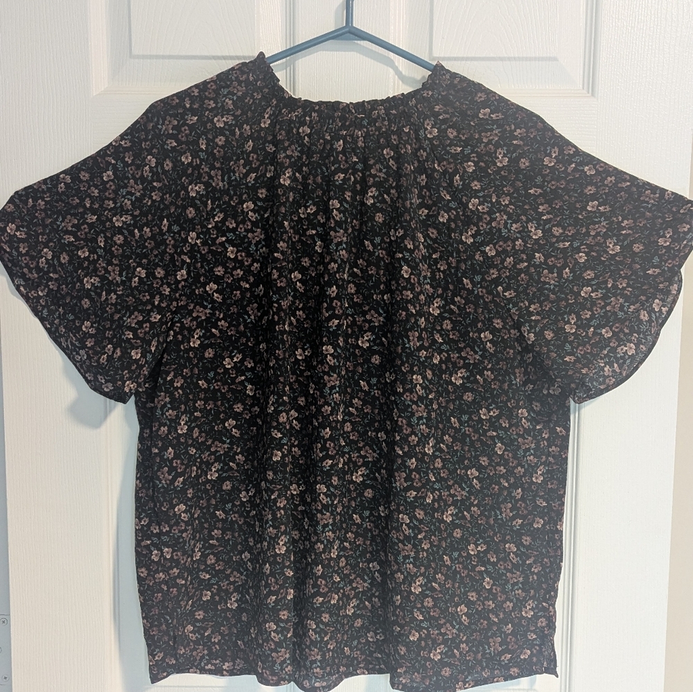 Floral Black Blouse - Reitmans Signature